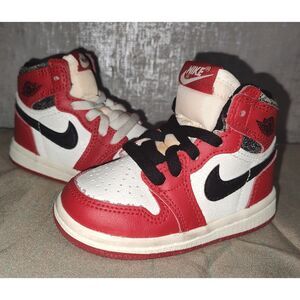 Nike Air Jordan 1 Retro High Chicago Lost And Found Toddler Sneakers FD1413-612
